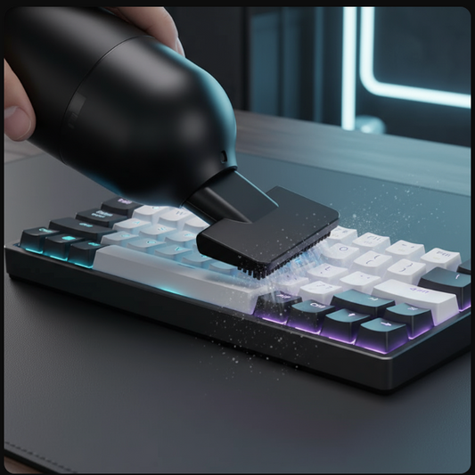 Tiny Clean Desk Vacuum